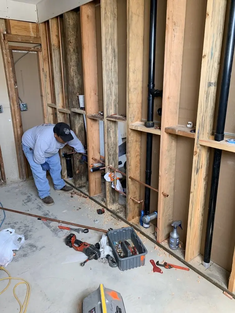 Commercial rough-in plumbing for Water Heater Replacement in Snydersville